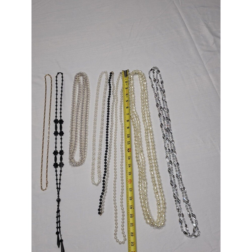 8 Assorted necklaces